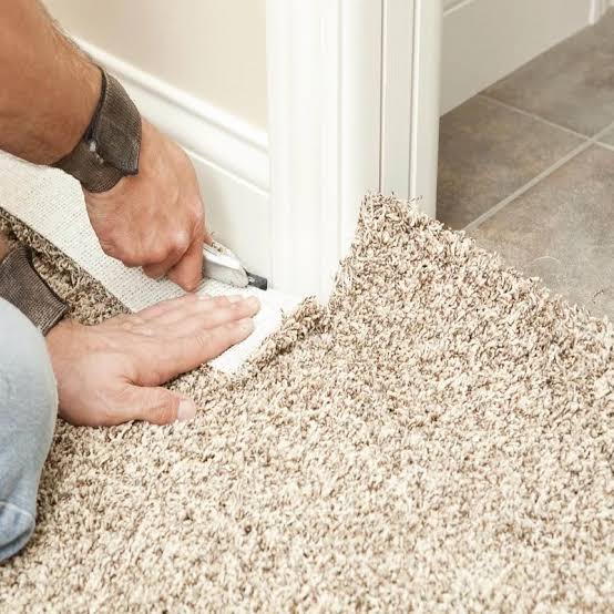 Close-up of premium carpet texture